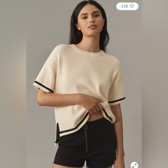 NWT Maeve Zippered Micro Shorts ✨🍸 - Picture 1 of 6